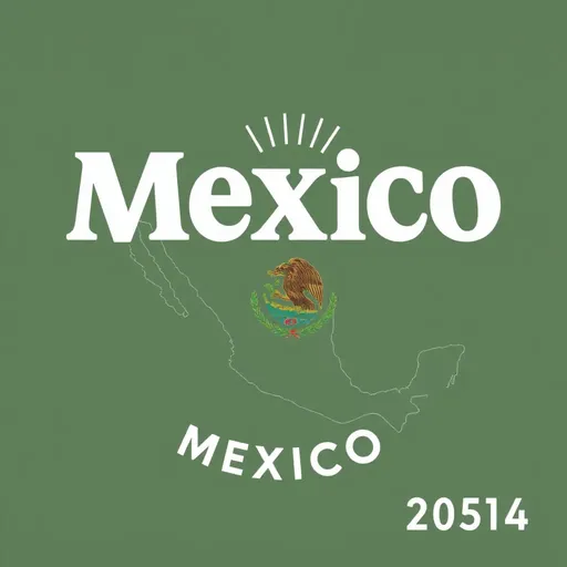 El logotipo de México muestra la identidad y el simbolismo nacional de manera clara.