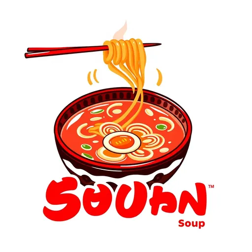 El logotipo de Maruchan Soup se muestra prominentemente en los productos.