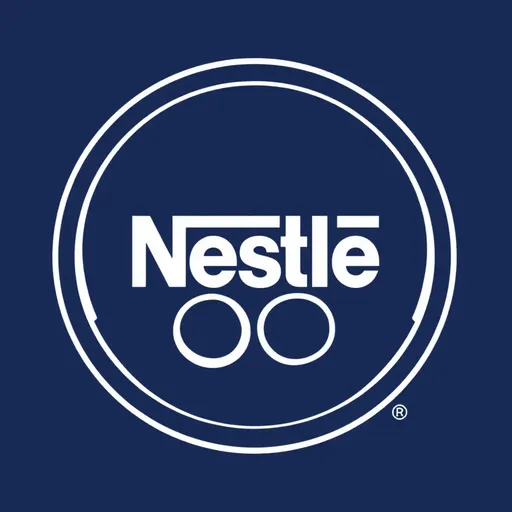 El logotipo de Nestle es el emblema icónico de la gigante alimentaria multinacional.