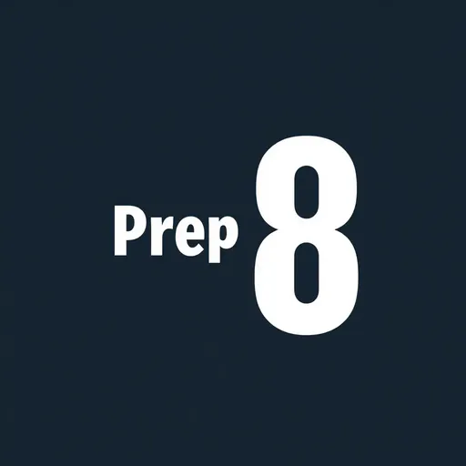 El logotipo de Prep 8: simbolismo explicado.