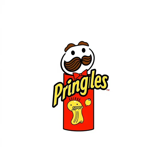 El logotipo de Pringles se destaca en los materiales de marca