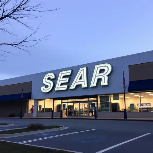 El logotipo de Sears aparece en productos variados