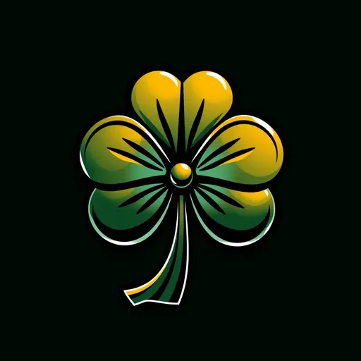 El logotipo de Shamrock simboliza la cultura y tradición irlandesa.