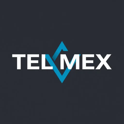 El logotipo de Telmex reconocido globalmente por su identidad de marca.