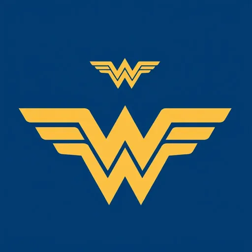 El logotipo de Wonder Woman: Representación eterna del poder y la valentía femenina.