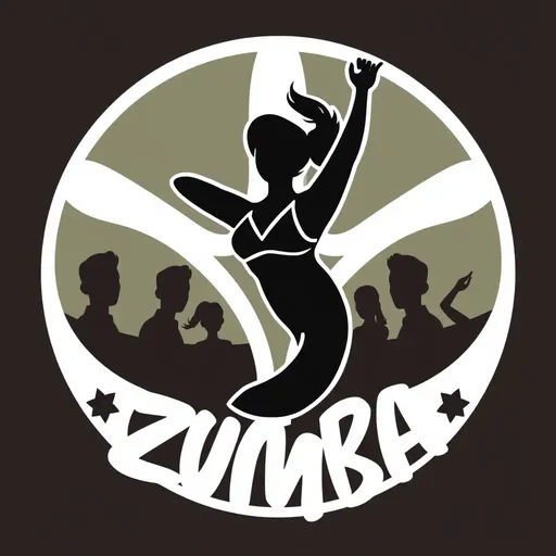 El logotipo de Zumba es el símbolo icónico del movimiento de fitness de baile.