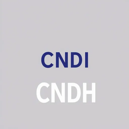 El logotipo de la CNDH: símbolo de autoridad de la Comisión Nacional Mexicana de Derechos Humanos.