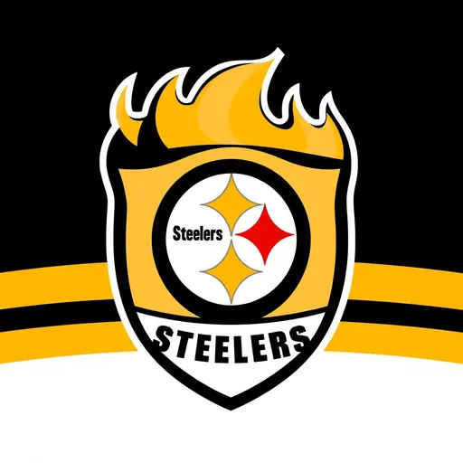 El logotipo de los Steelers es emblema reconocible de la NFL.