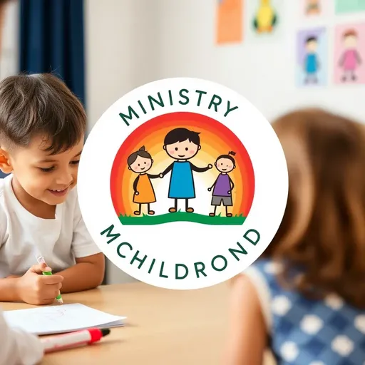 El logotipo del Ministerio de la Infancia: un símbolo único creado.