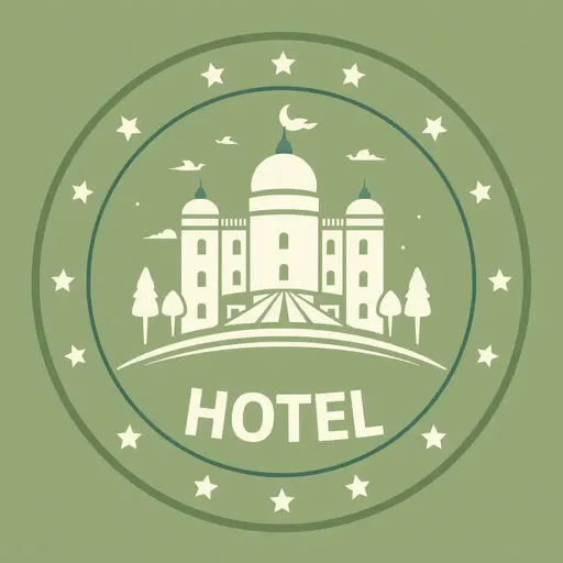 El logotipo del hotel se destaca en la correspondencia del hotel.