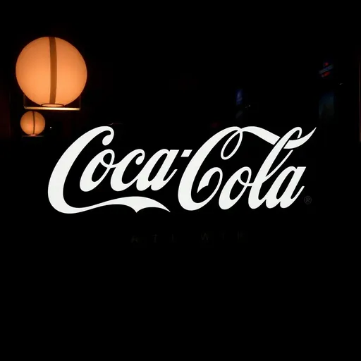 El logotipo icónico de Coca-Cola reconocido en todo el mundo