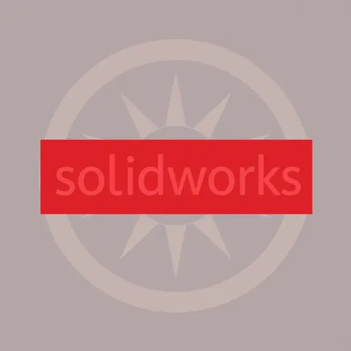 El logotipo icónico de SolidWorks.