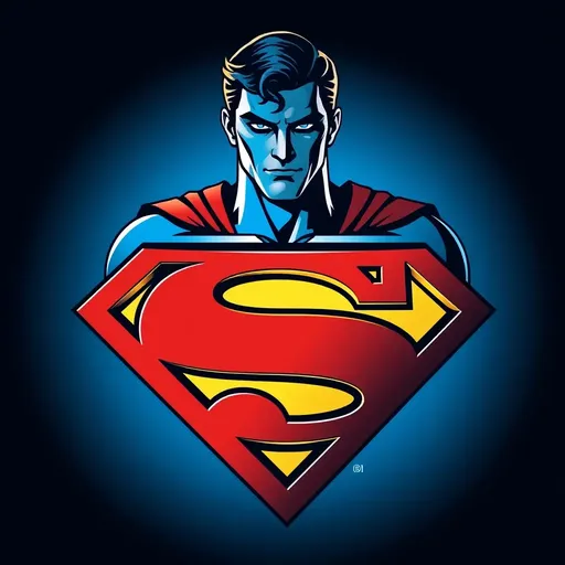 El logotipo simbólico de Superman.