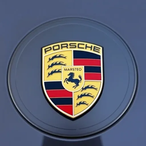 Elemento de diseño icónico de automóviles de lujo de Porsche