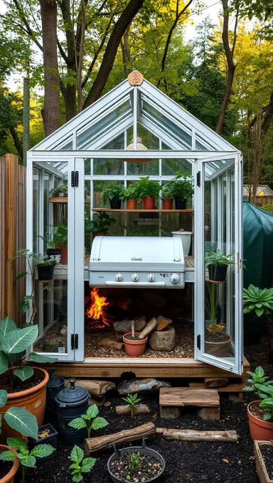 Horno de Invernadero Compacto para Espacios Pequeños