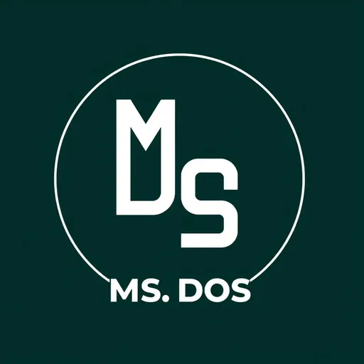 Icono Clásico del Logo de MS DOS