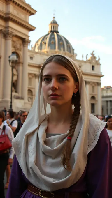 La Chica del Vaticano Se Presentó Misteriosamente