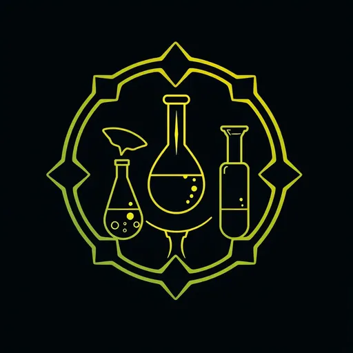 La simbología del logo del laboratorio se explica.