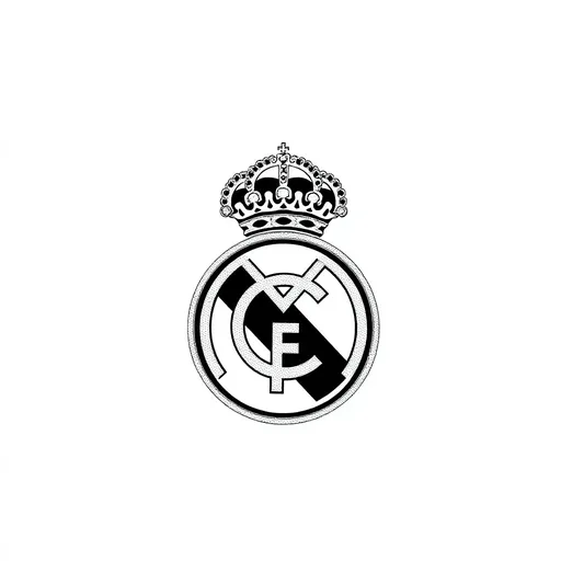 Las imágenes del logotipo del Real Madrid simbolizan la rica historia del club.