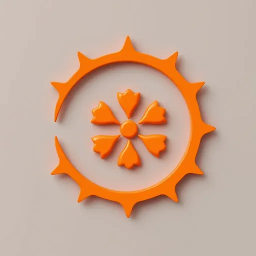 Logo Naranja Aparece en Forma Simple