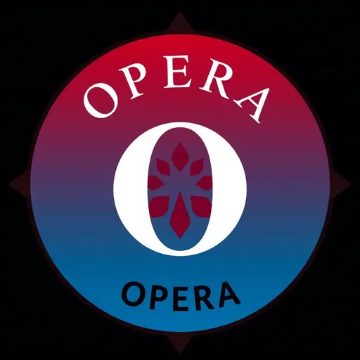 Logo de Ópera: Emblema del Estilo Visual Distintivo