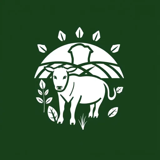 Logo de Agricultura: Emblema de la Industria Agrícola y de la Agricultura