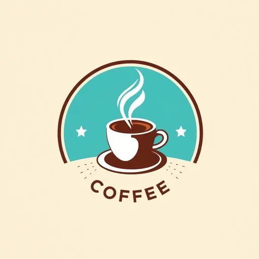 Logo de Café Representa la Marca de la Compañía