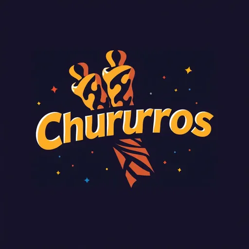 Logo de Churros: Diseño Iconico para Amantes de la Pastelería Española