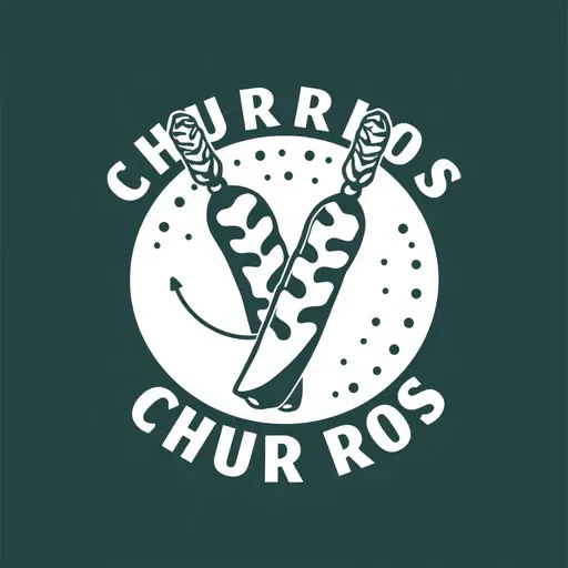 Logo de Churros: Identidad de marca dulce y crujiente