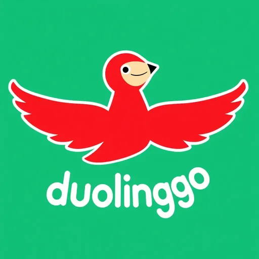 Logo de Duolingo: un icono simple de aprendizaje de idiomas