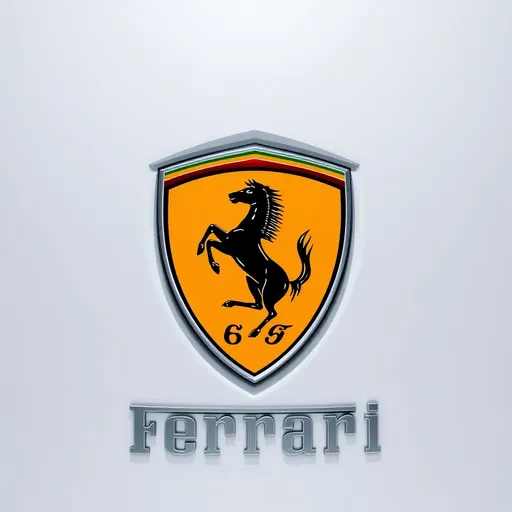 Logo de Ferrari se muestra en coches de carreras