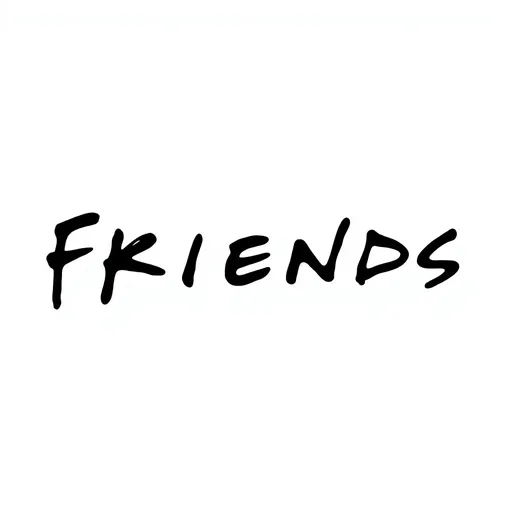 Logo de Friends: Símbolo Reconocible de Comunidad de Amistad