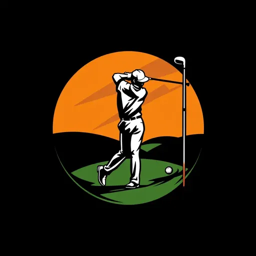 Logo de Golf: Emblema clásico del deporte