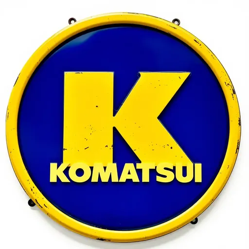 Logo de Komatsu: Logo de Komatsu bordado en uniformes de empleados