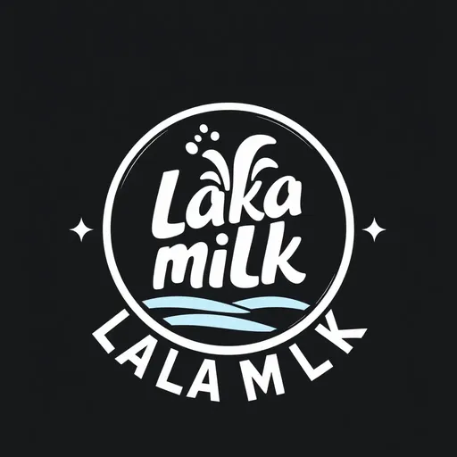 Logo de Lala Leche: Logo de Lala Leche Presenta Diseño Icono