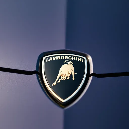 Logo de Lamborghini: Logo Identificable de Lamborghini Representa Alto Rendimiento de Alta Gama