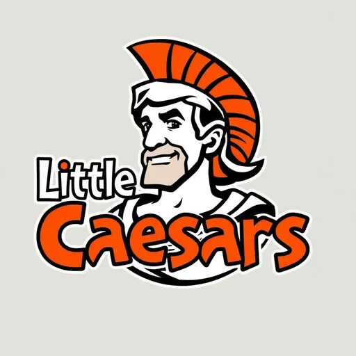 Logo de Little Caesars Identifica la cadena de pizza popular.