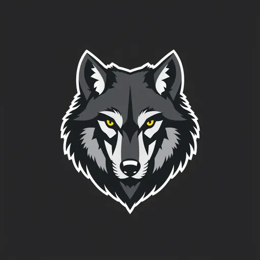 Logo de Lobo: Representación de Lealtad y Protección Fieras