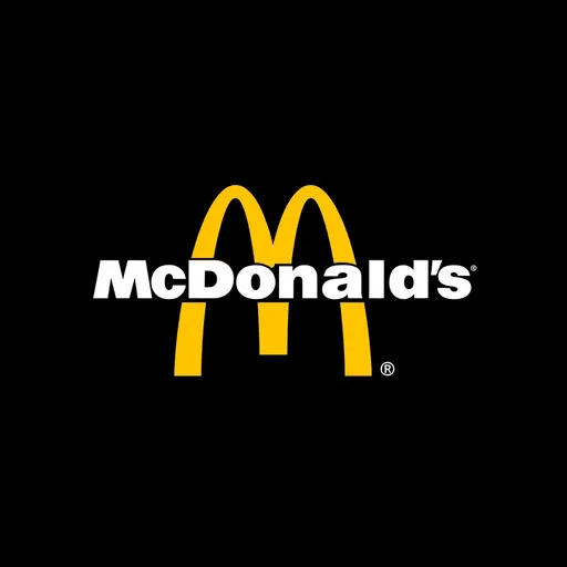 Logo de McDonald's: arcos dorados icónicos simbol.