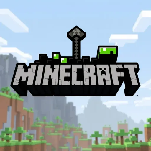 Logo de Minecraft: Un diseño de diseño de bloques maestro