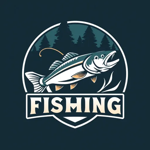 Logo de Pesca: Emblema Iconico para Enthusiastas de la Pesca