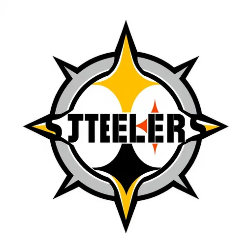 Logo de Steelers: Símbolo Icono del Equipo de Fútbol Americano