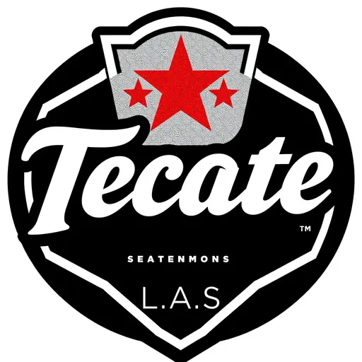 Logo de TECATE: El logotipo de TECATE aparece en varios productos