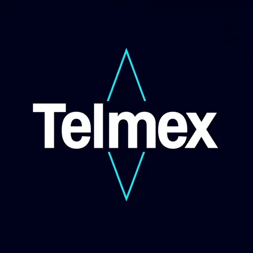 Logo de Telmex: Representa la identidad de la marca.