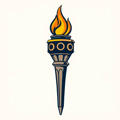 Logo de Torch: Símbolo de Orientación y Dirección