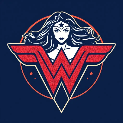 Logo de Wonder Woman: Símbolo Iconico de Fuerza y Poder