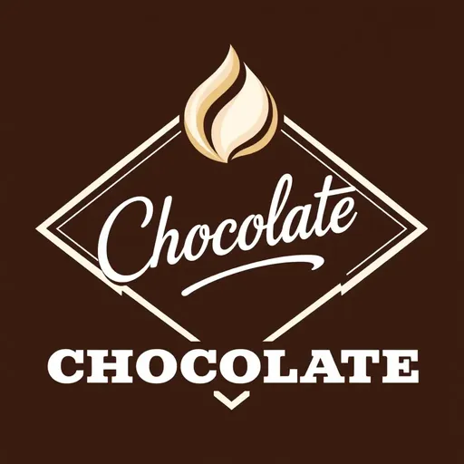 Logo de chocolate: combinación dulce y salada