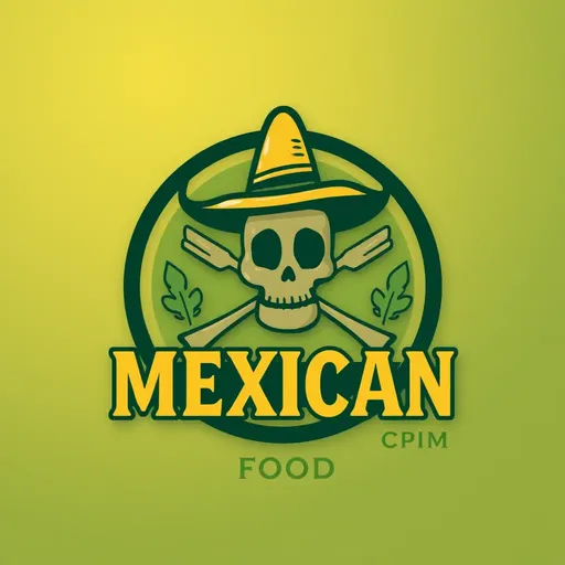 Logo de comida mexicana: símbolo icónico de la deliciosa cocina