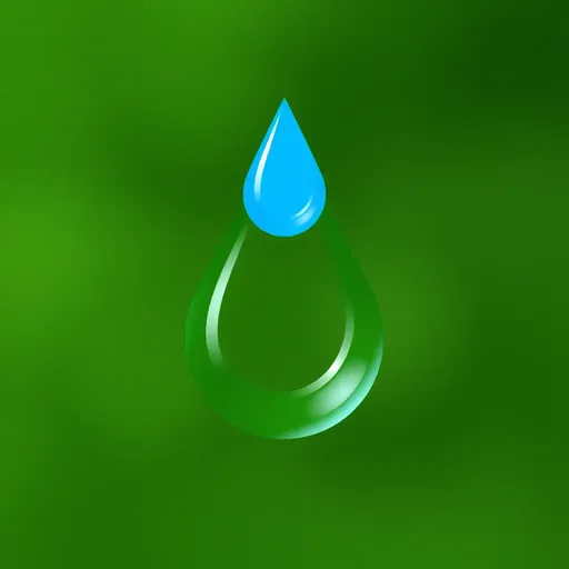 Logo de gota de agua: diseño simple pero efectivo