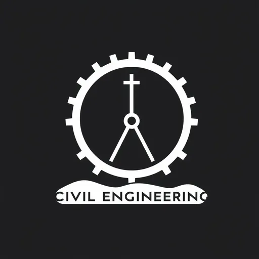 Logo de ingeniería civil: simbolizando la experticia en construcción y edificación